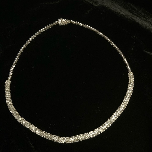 Effy sterling silver and real diamond necklace - Picture 4 of 8